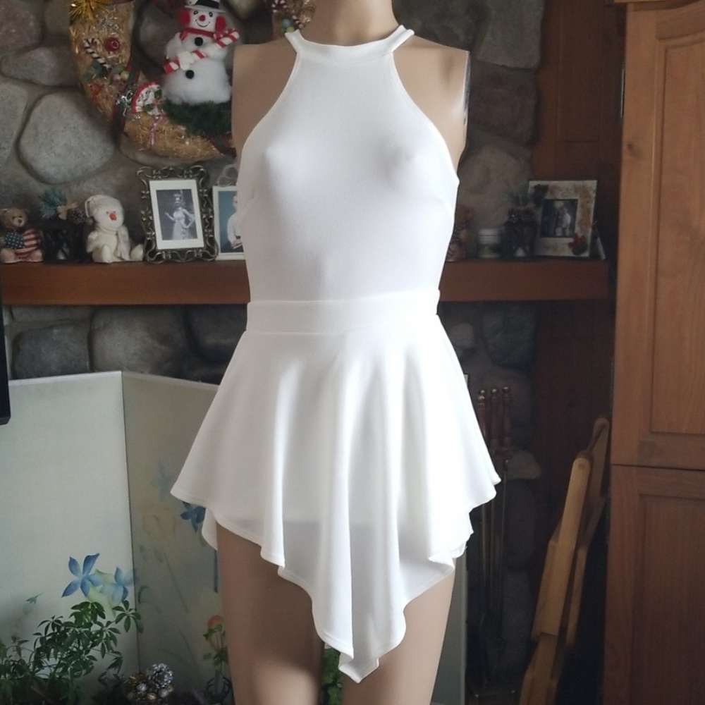 Summer dress slash shorts underneath